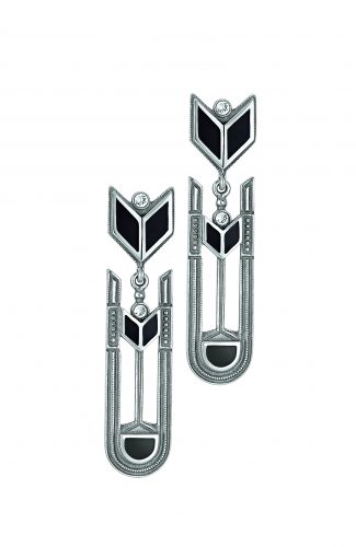 Ohrhänger in Silber mit Swarovskisteinen von Dorotheum Juwelier